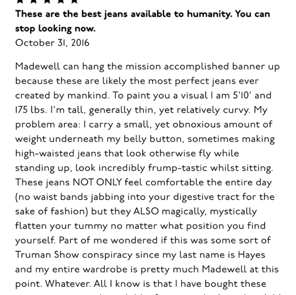 Madewell high rise skinny size 26 - Picture 9 of 9